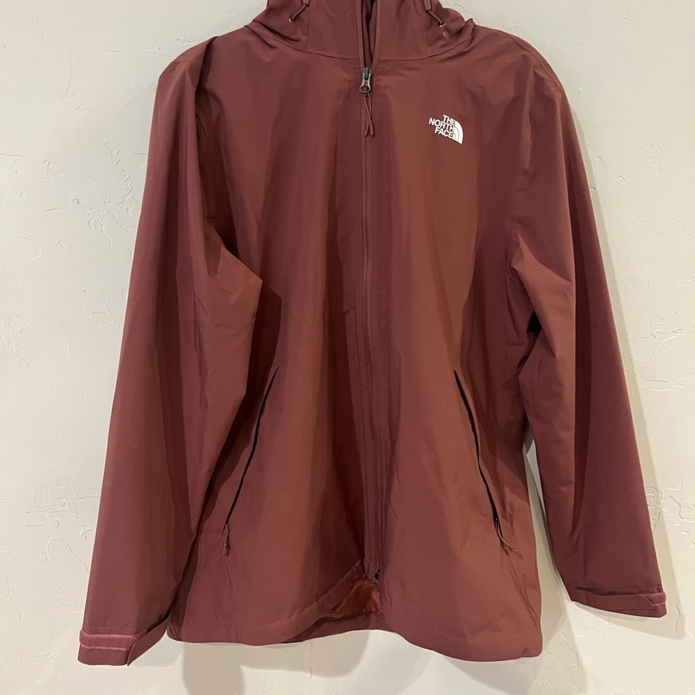 The North Face Burgundy Windbreaker